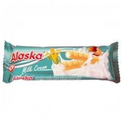Alaska-tejes krémmel töltött kukoricarudacskák