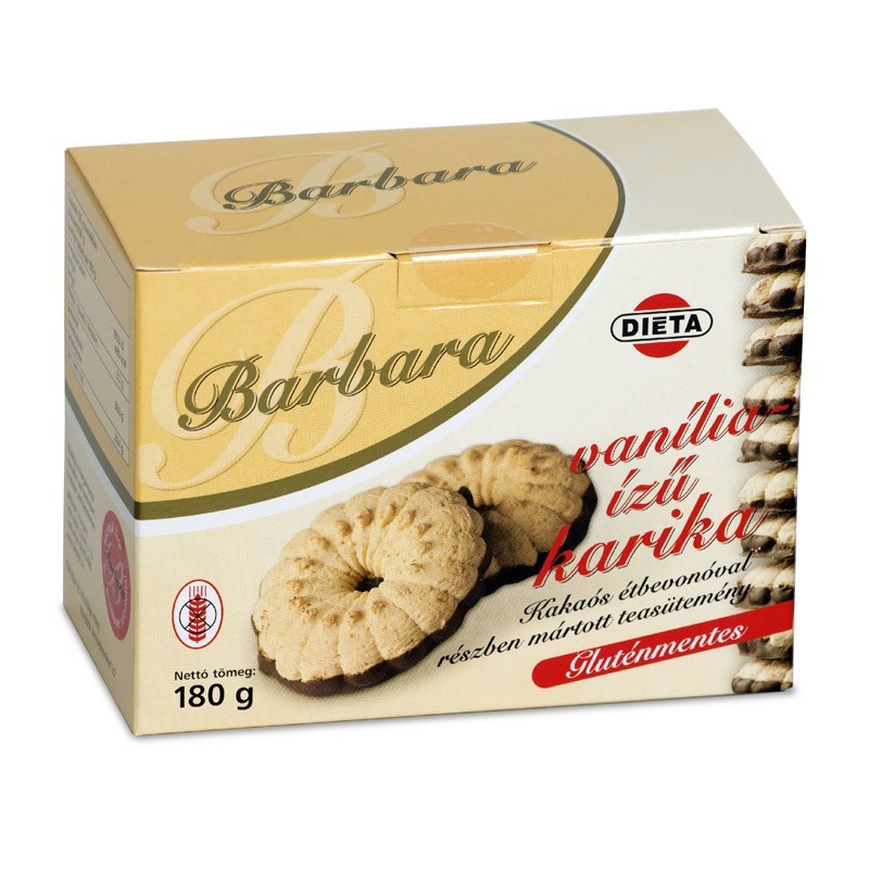 Barbara - Vanília ízű karikák 180 gr