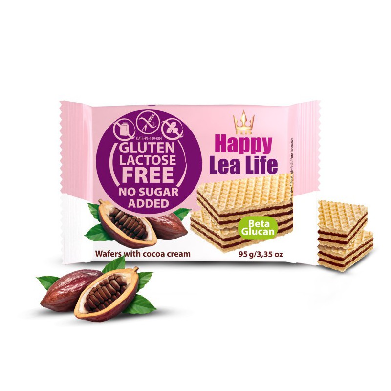 FLIS - Napolitana cu cacao Happy Lea Life 95 gr