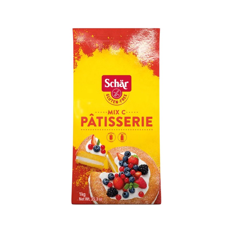 Schär - Mix C Mix Pâtisserie, keksz és süteményeknek való gluténmentes liszt 1 kg