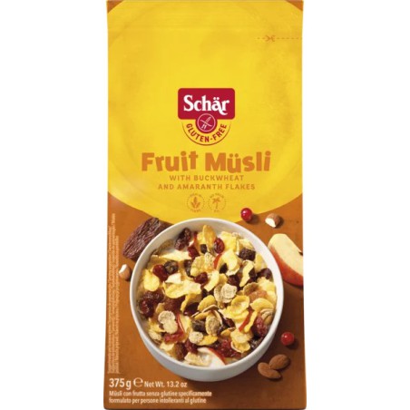 Schär - gyümölcsös müzli 375 gr