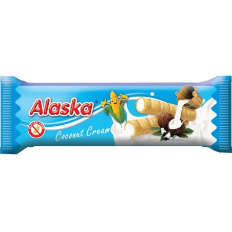 Alaska - Sticksuri din făină de porumb cu cremă cocos 18 gr