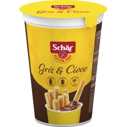 Schar - Milly Gris & Cioc Grisine fără gluten cu cremă de cacao 52 gr