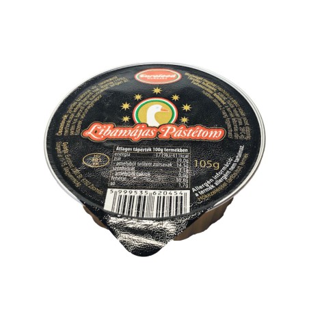 Eurofood - Pateu ficat gâscă 105 gr